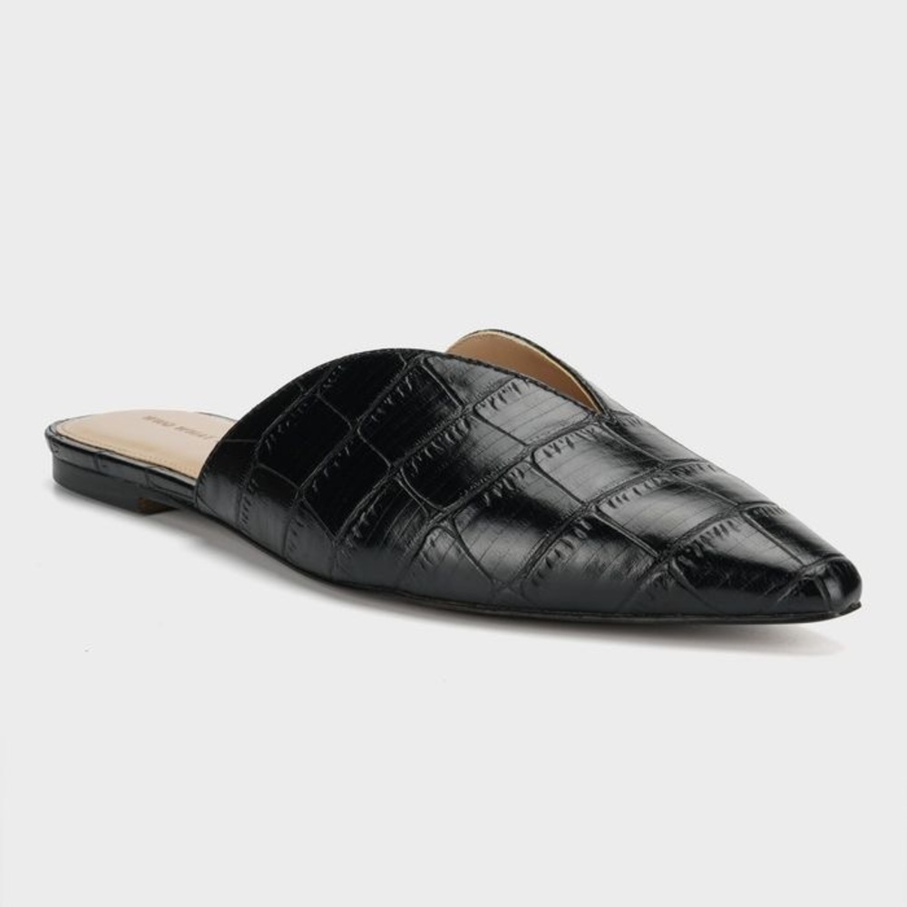 WhoWhatWear for Target Payton Mules in Black croc patent 7.5 - Picture 5 of 5